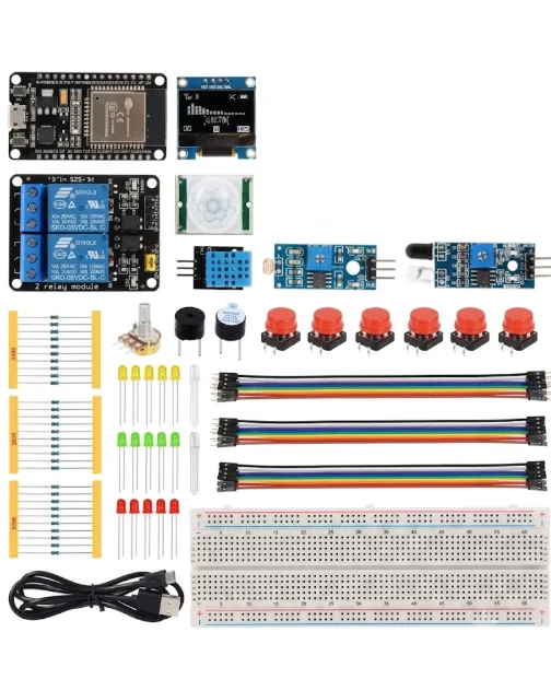 Starter Kit de dezvoltare ESP32 WiFi IoT – pachet de învățare - AE312 Starter Kit de dezvoltare ESP32 WiFi IoT – pachet de învățare - Imagine produs K2 Auto Starter Kit-uri IoT
