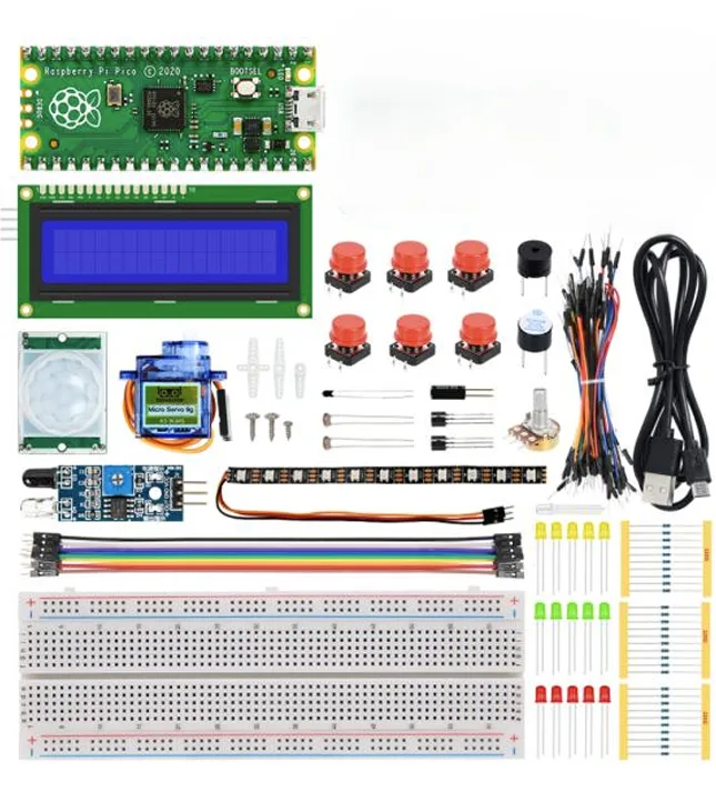 Starter Kit de dezvoltare tip Raspberry Pi Pico – pachet de învățare - AE344 Starter Kit de dezvoltare tip Raspberry Pi Pico – pachet de învățare - Imagine produs K2 Auto Starter Kit-uri IoT